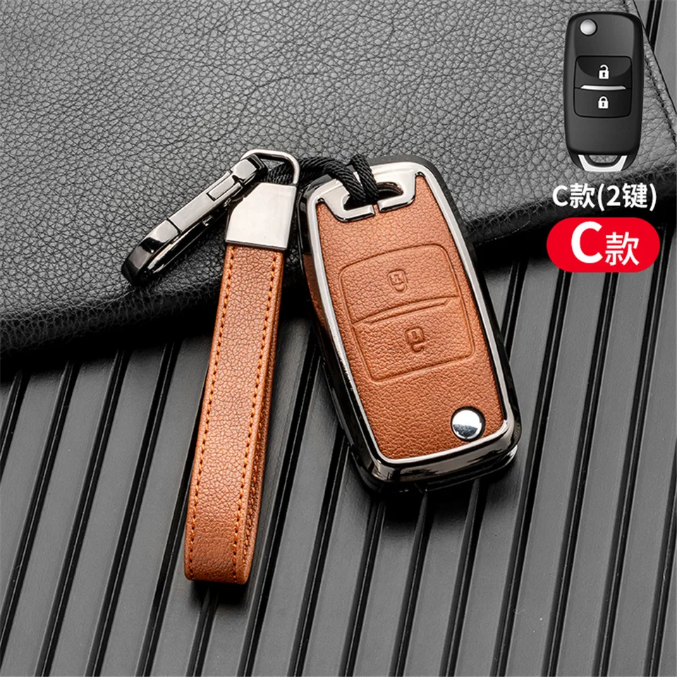 Cover per chiave/telecomando per auto custodia protettiva set fob per Changan CS75 EADO CS35 RAETON CS15 V3 V5 V7 2 pulsanti portachiavi remoto Shell - S6c578262d5444379bd9041cd226ac33c3