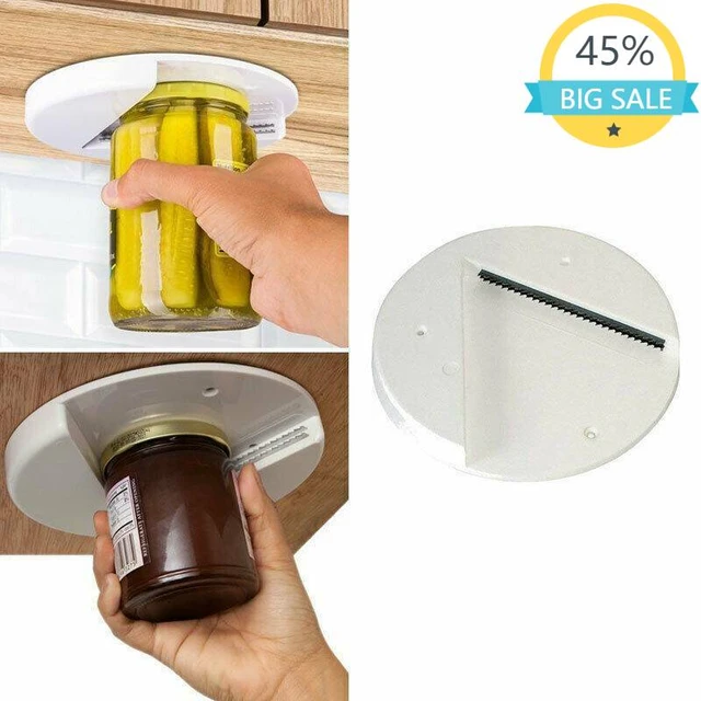 Manual Kitchen Tool Kitchen Gadgets Easy Grip Jar Opener Under Counter Can  Opener Stainless Steel Simple Lid Openers Box Opener - AliExpress