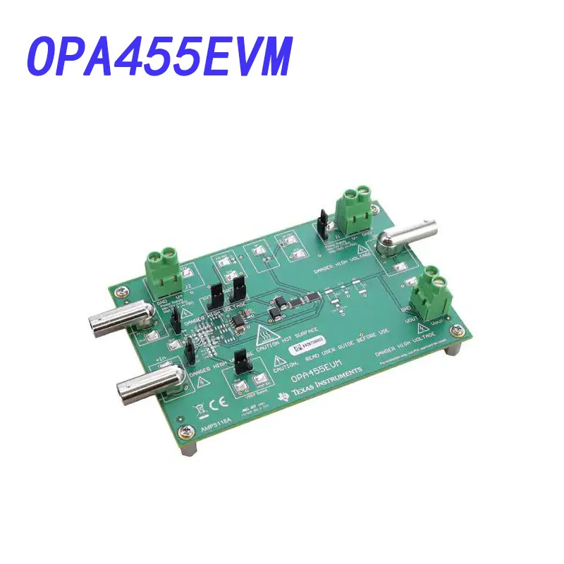

OPA455EVM Development Tools 150-V, wide bandwidth 6.5-MHz, high-slew rate 32-V/us unity-gain stable op amp evaluation module