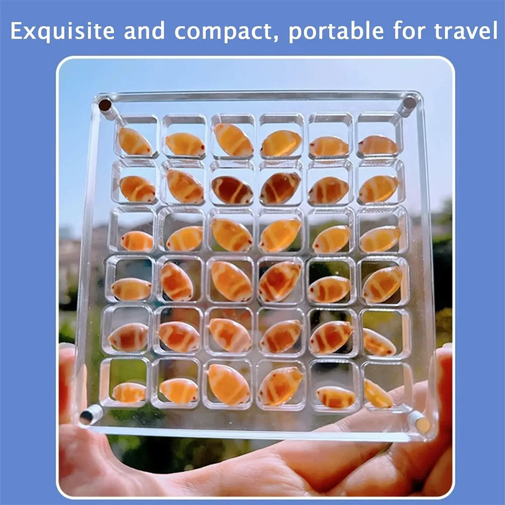 Clear Acrylic Magnetic Seashell Display Box Seashell Storage Box Jewelry Nail Display Cases Container Organizers acrylic display box stand case