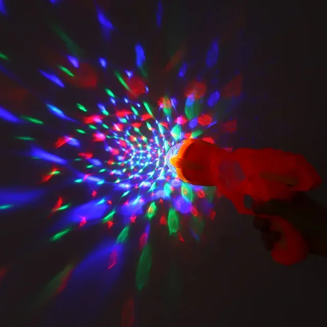 New Color Projection Gun Children's Simulation Electric Toy Music Gun Interactive Sound and Light Toy Gun Boy Toy Model 2