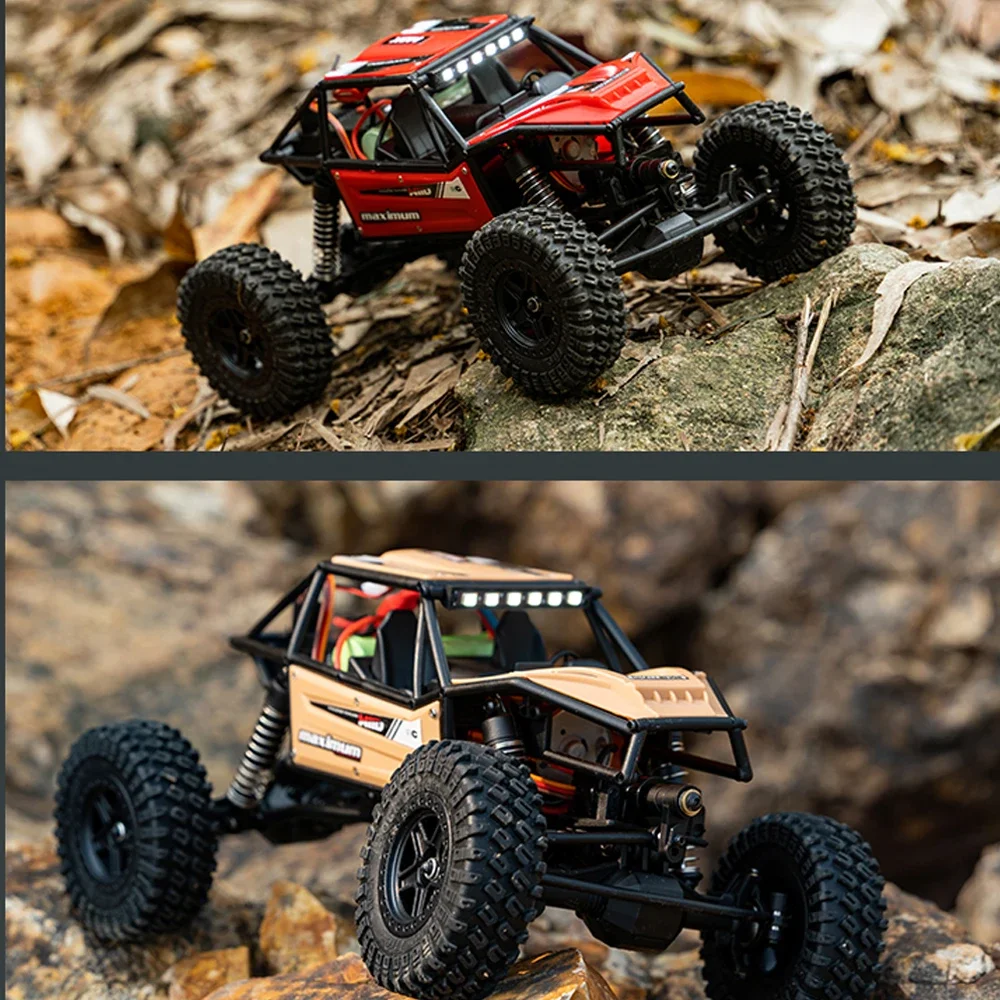 JJRC C8808 RC Car 1:18 4WD Off-Road Truck Alloy All Terrain Climbing Cars Remote Control Car Toy Gifts for Boys 2