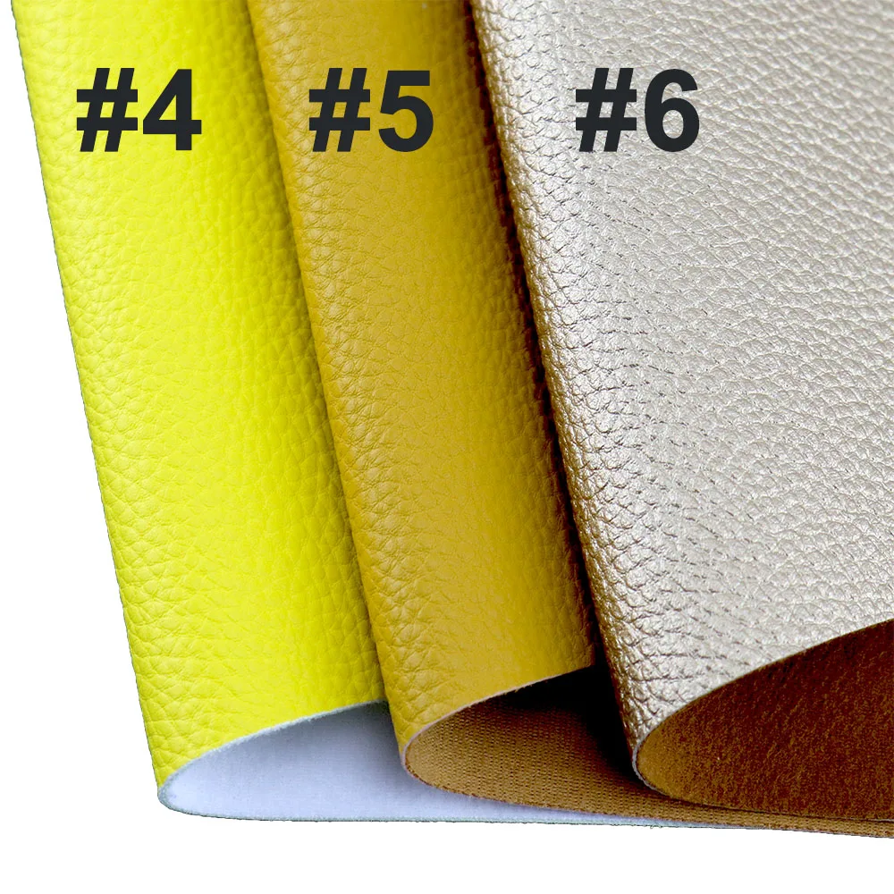 Leather Fabric A5 Sheet 21X15cm Plain Synthetic Faux For Bows Craft Sewing DIY