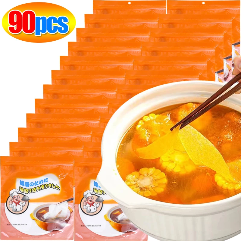 Disposable Oil-Absorbing Paper 90/12PCS air fryer oil absorbing paper for Kitchen