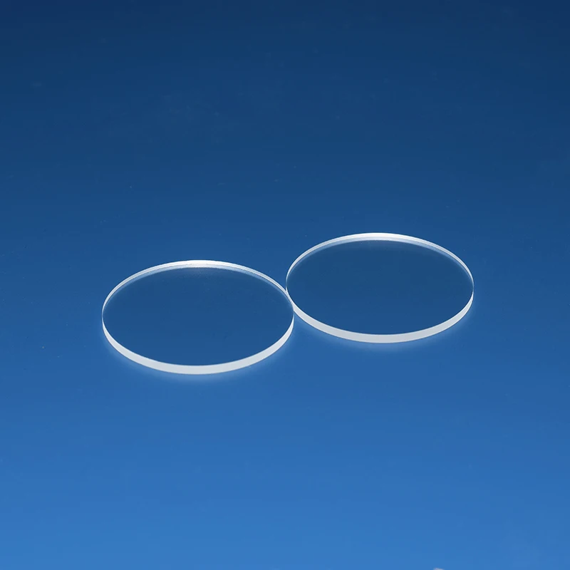 2/4/6/8 Inch Sapphire glass Round 0.05mm 0.1mm 0.3mm 0.5mm 1mm 2mm Infrared Optical lens Window film for wrist watch