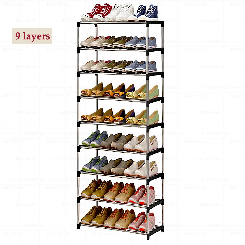 Shelves For Closet Shienfir 5/7/8 Tiers Wood Narrow Shoe Rack, Detatchable Shoe Storger,Vertical Shoe Organizer Space Saving Corner Shoe Shelf,Tall Shoe Tower,Free Bamboo Shoe Rack