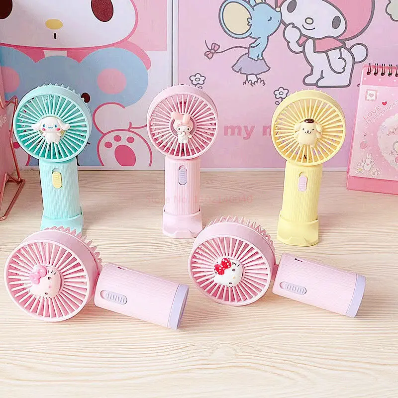 Sanrio Friends Sweet Face Handy Fans: Hello Kitty, Cinnamoroll, My Mel –  Kawaii Gifts