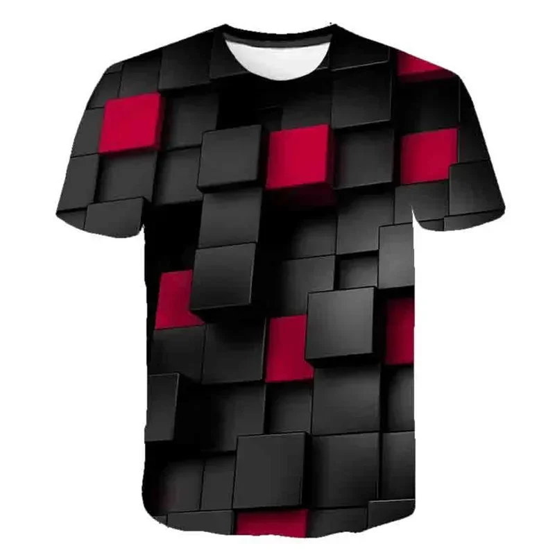 

2024 Children's Square Tops Tees Costumes Graphic Kids Cartoon 3D Printing Short Sleeves T Shirts Harajuku Tee-Shirts Clothing