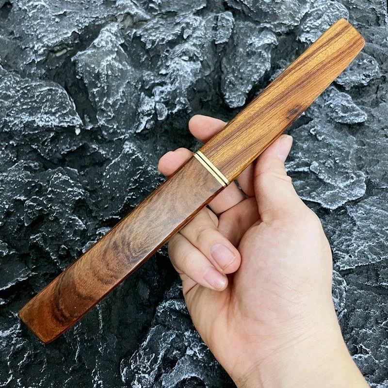 

Sun Moon Double Blade House together D2 Wooden Handle small Straight knife Outdoor Knife Hunting knife emergency rescue fruit