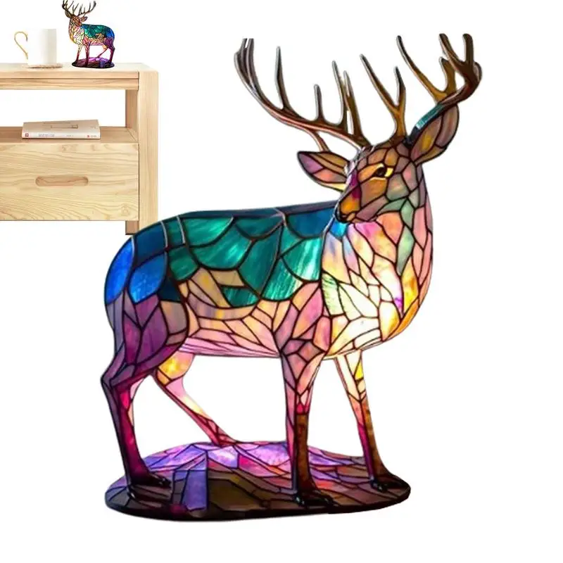 

Animal Table Lamp Stained Animal Lamp Small Resin Animal Bedside Lamp Retro Style Table Lamp Night Light Home Aesthetic Decor