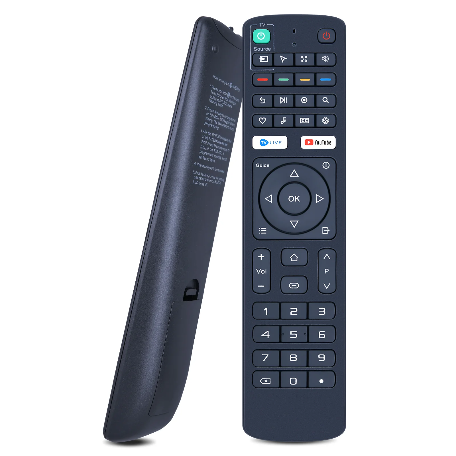 Tv Plus Pro Aceconn Bluetooth 5.2 Ultimate 4K UHD 미디어 스트리머용 리모컨 교체