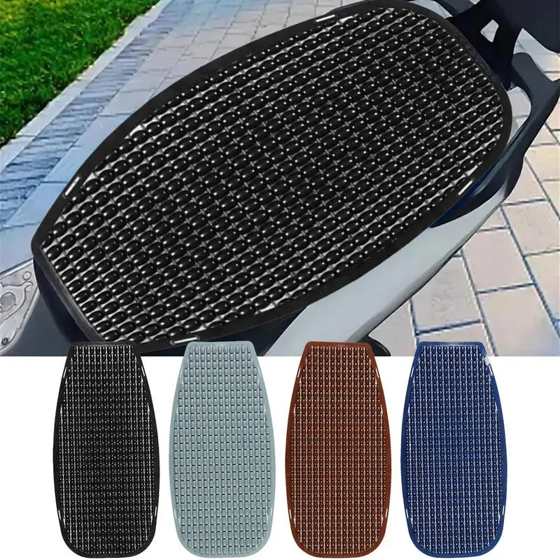 

Motorbike 3D Mesh Fabric Anti Skid Pad bike Scooter Seat Electric Bike Seat Cover Summer Breathable Covers Cushion Net Cover
