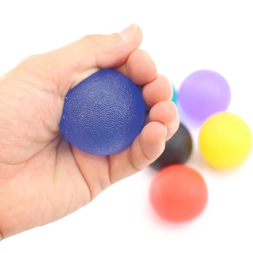 Finger Grip Ball Toy Rehabilitation Training Ball for Elderly Exercise Adults Round Grip Ball Hand Muscle Relaxation Elderly 2