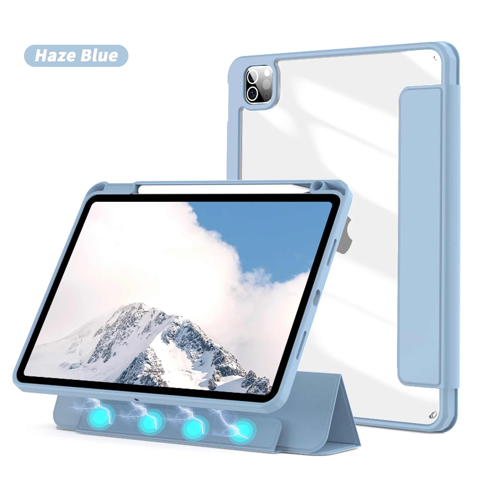 ZOYU – housse de tablette détachable magnétique, étui pour iPad Pro 11 12.9  pouces, pour iPad 10 10.9 2022 Air 4/5ème génération - AliExpress