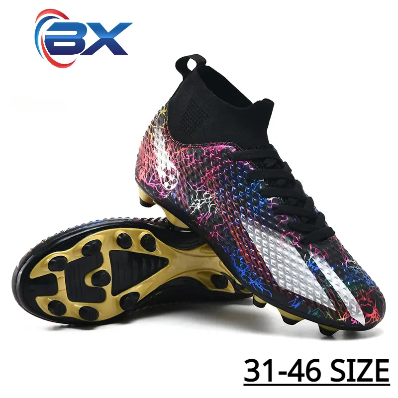 

2023 new football shoes youth school broken spikes long spikes football shoes non-slip special promotions 31-46 size