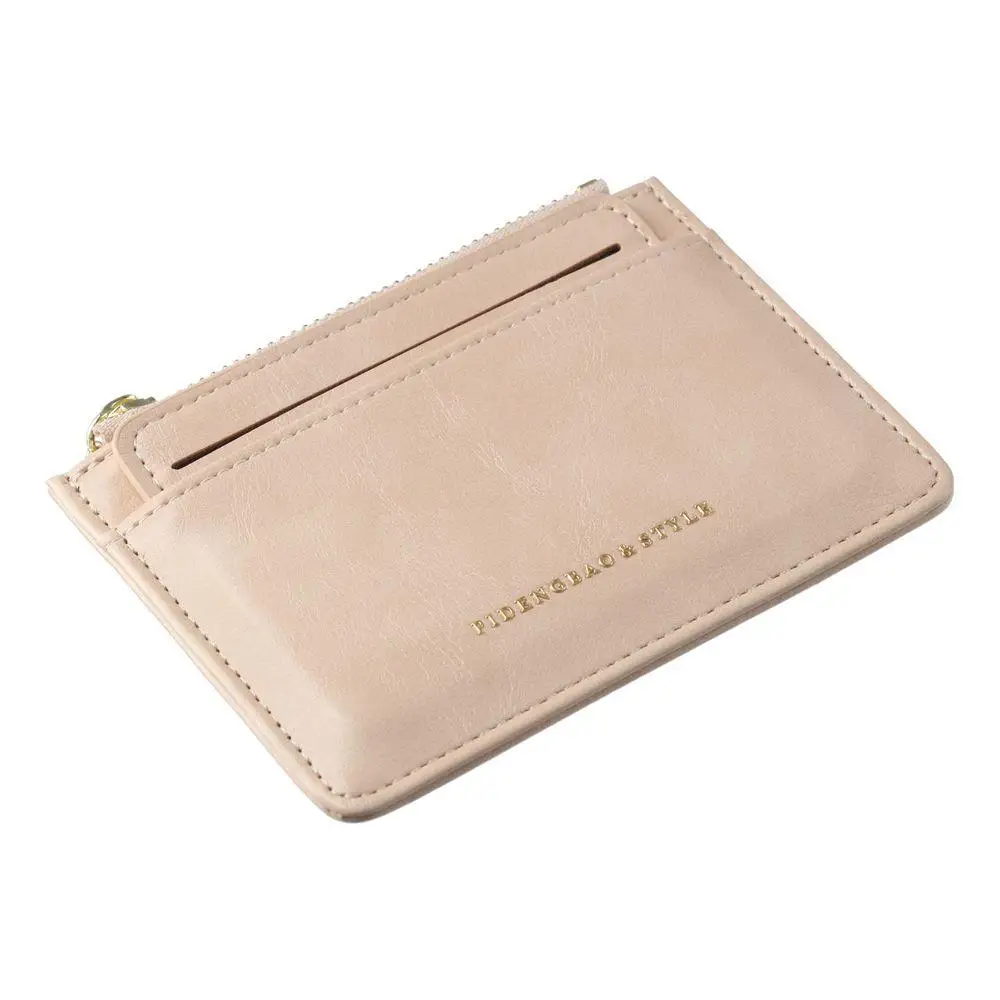 Removable Dual-Purpose Wallet Card Bag, Multifunctional Minimalist Wallet Keychain for Women Men