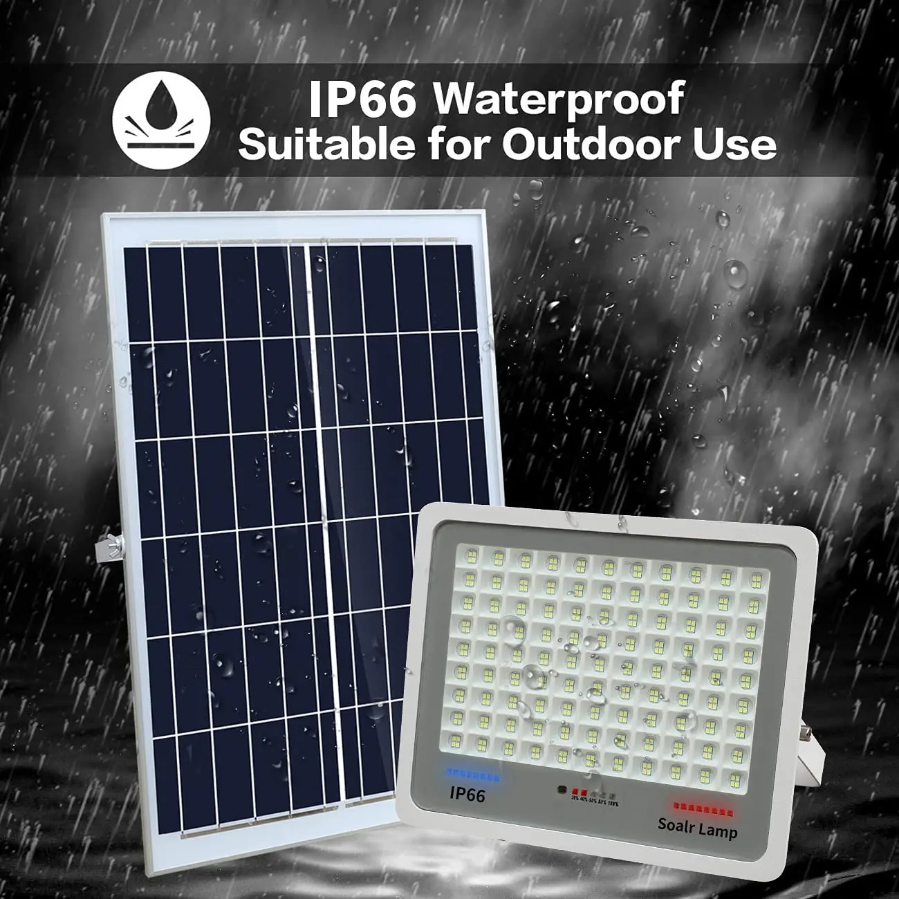 China High Lumine Lights Solar Outdoor 50W 100W 200W Lampade A Led Solari Con Pannelli Luce Di Inondazione Ad Energia Solare Di Qualità Premium