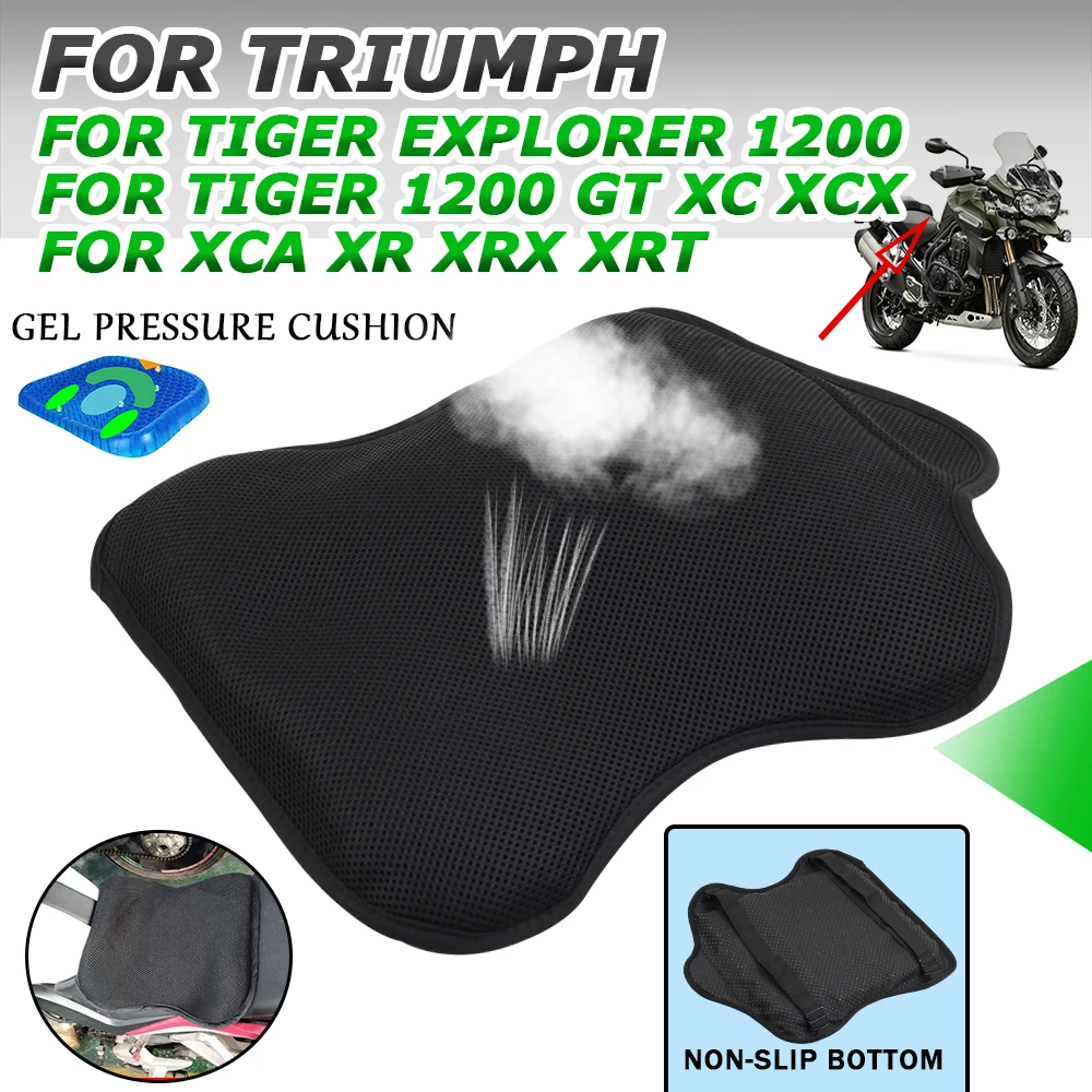 Per Triumph Tiger Explorer 1200 Tiger1200 Gt Xc Xcx Xca Xr Xrx Xrt Accessori Per Moto Gel Seat Gel Pad Fodera Per Cuscino In Gel