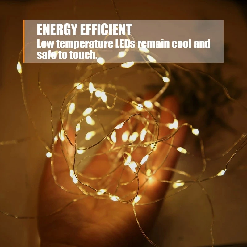 Рисунок 5 - Светодиодная гирлянда с медным проводом