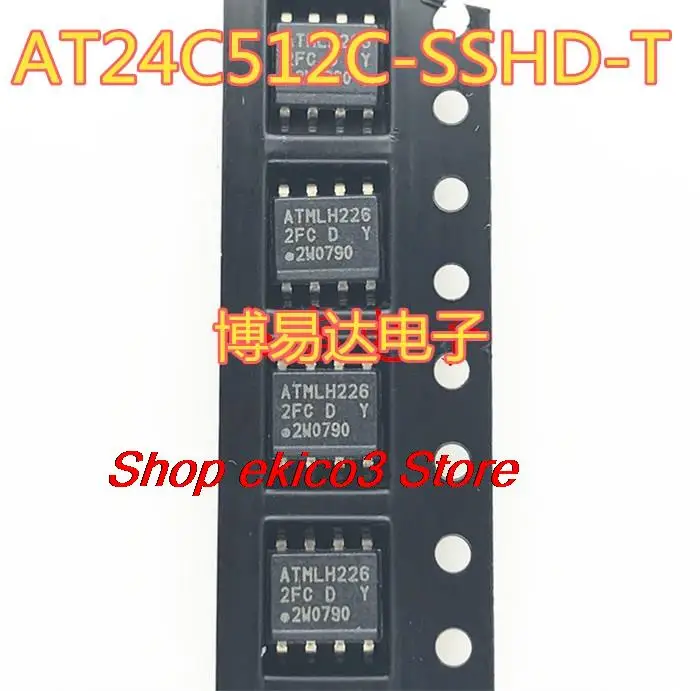 

5pieces Original stock AT24C512C-SSHD-T 2FC D Y SOP-8 ATMEL