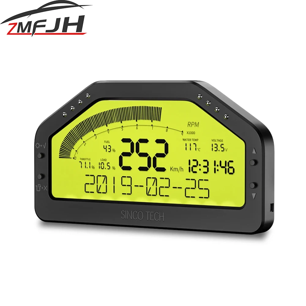 MultiFunction9in1OBD2GaugeDigitalRaceDashboardRaceDash