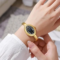 Montre à quartz élégante pour femme avec cadran ovale Roma, bracelet à la mode, montre-bracelet pour femme, Reloj Mujer, horloge pour fille, cadeau (sans boîte) 4