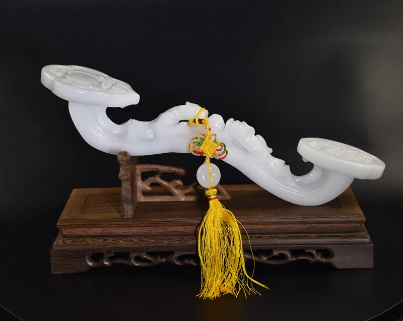 Good Home Company Shop Arte Decorativa Business Prosperity Good Luck Talisman Porta Ricchezza Denaro Dragon Pi Xiu Ru Yi Jade Carving