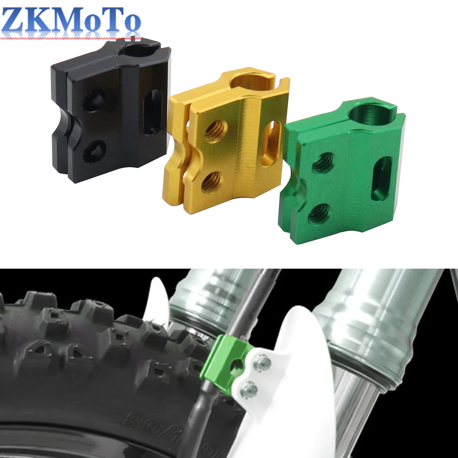 Pontet Rehausse pour Kawasaki pour KX65 KX80 KX100 Pontet Rehausse pour Kawasaki pour KX65 KX80 KX100