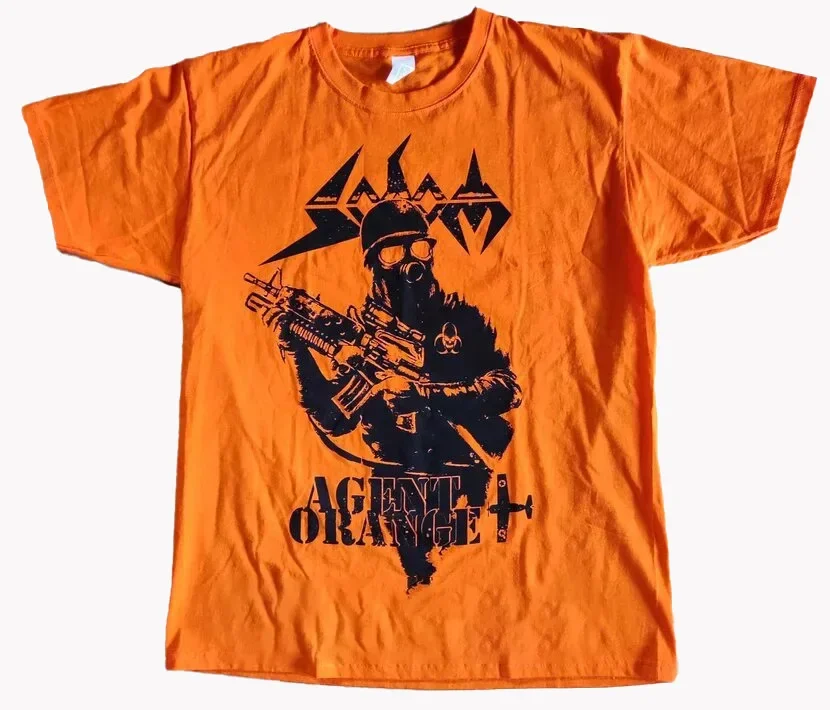 

Мужская футболка с коротким рукавом Sodom Agent Orange 1989-2024, размеры от S до 5XL, y2k