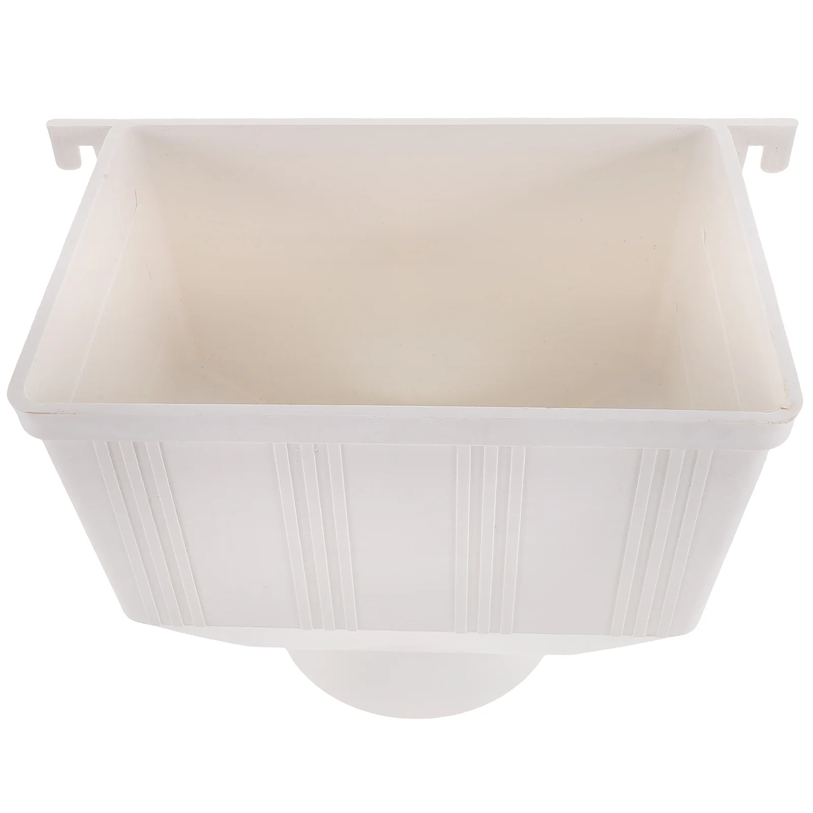 PVC Drainage Pipe Accessories White Rainwater Funnel Bucket Downspout Diverter Gutter Connector Leakproof Easy Install Protect