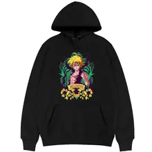

Anime Seven Deadly Sins Meliodas Fashion Harajuku Print Hoodie Men Women Loose Casual Couple Oversized Sweatshirt Man Streetwear