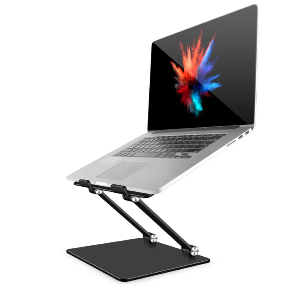 Suporte de Altura Ajustável para Laptop Compatível com Macbook Pro ar 717.3 Polegadas Alumínio Dobrável dj
