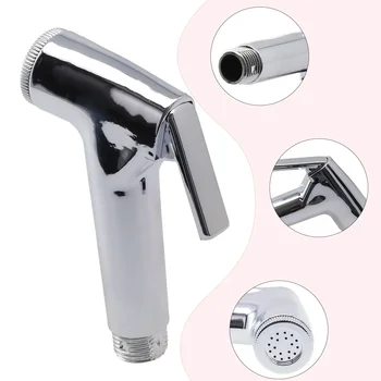 1pcs G1/2 การเชื่อมต่อห้องน้ํา Douche Bidet หัวสเปรย์มือถือ ABS ห้องน้ํา Hand Bidet Spraye สําหรับสุขาภิบาล Shattaf ฝักบัว 1