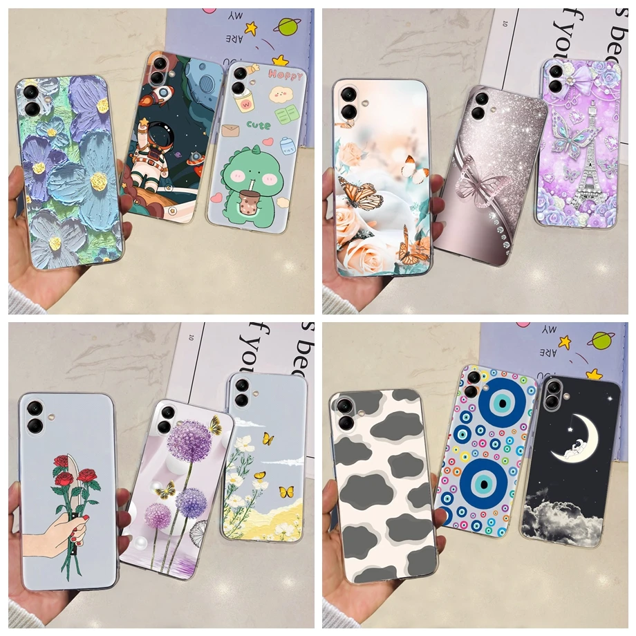 Per Samsung Galaxy A05 Custodia Morbida Tpu Silicone Coque Fundas Per Samsung Galaxy A05S Samsung A05 A05S Paraurti Coque Painting Capas