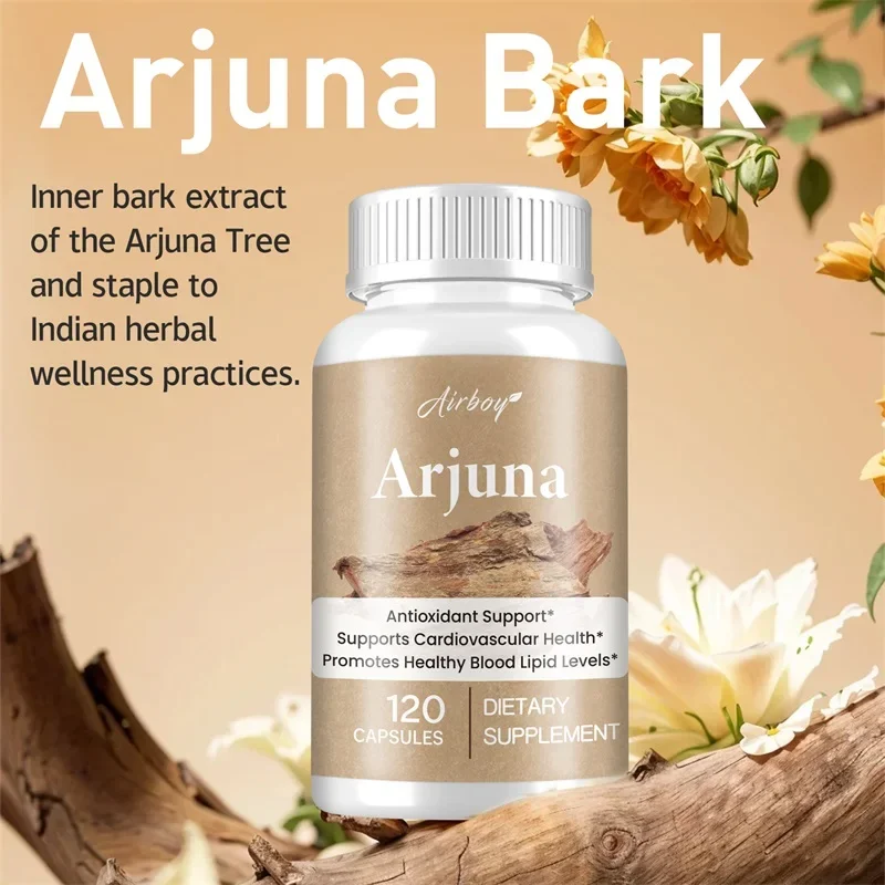 Arjuna Capsules Supports Heart Cardiovascular Health Antioxidant Non-GMO