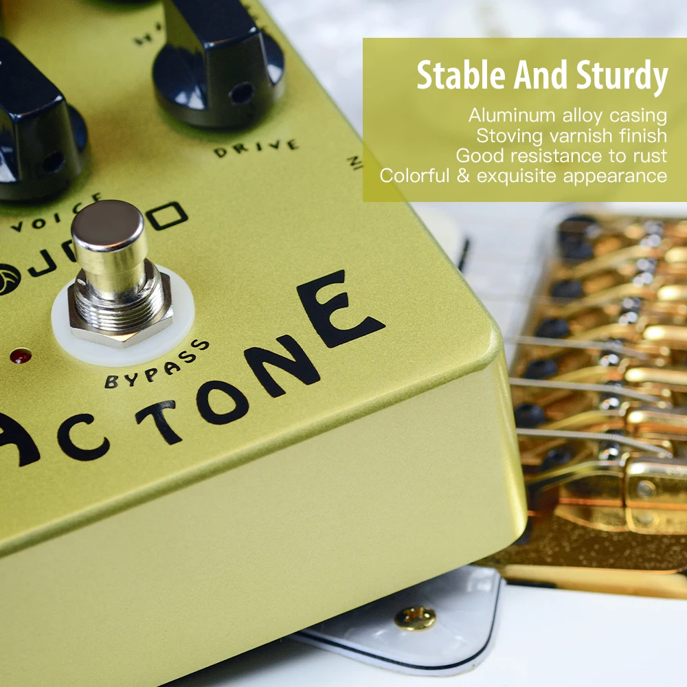 JF-13 AC TONE Overdrive Guitar Pedal Simulate from AC-30 Tube Amplifier Classic