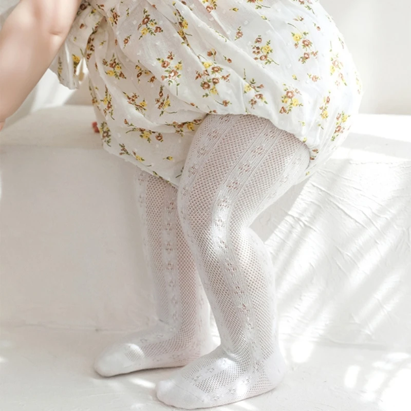 

N80C Thin Mesh Newborns Infant Body Stockings Socks Girls Outwear Leggings Kids Pants