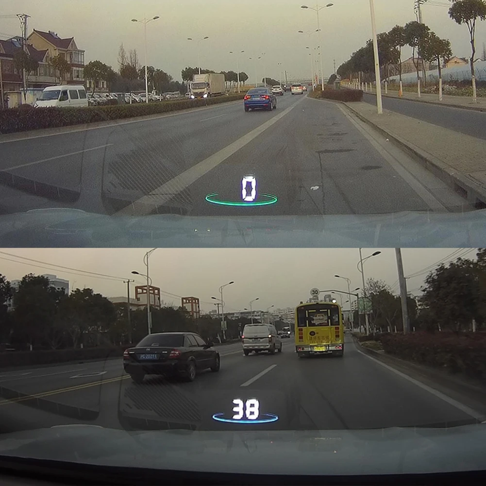  ÷ ڵ HUD ü ӵ ӵ, A100X ׼,   , OBD2 12 V ǰ