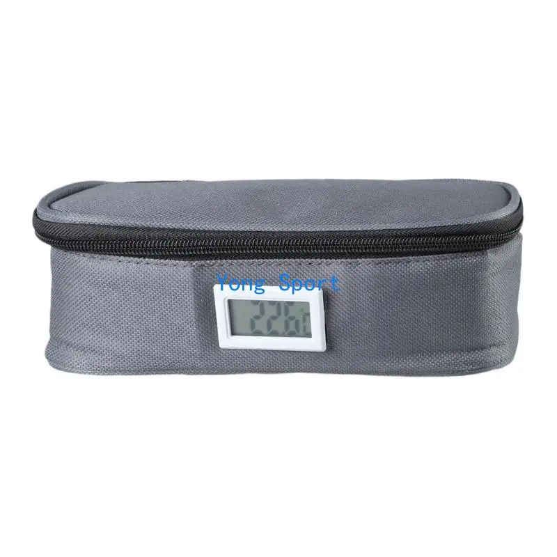 CNDY Insulin Chilling Container Heat Insulation Temperature Bag Durability Case for Durability and Temperature Controling