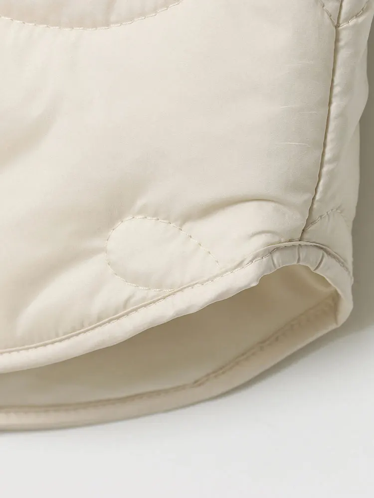 HH Autumn Winter Women Simple Solid Quilted Coats Single Breasted O Neck Long Sleeve Jackets With Pockets Casual Office Outwear