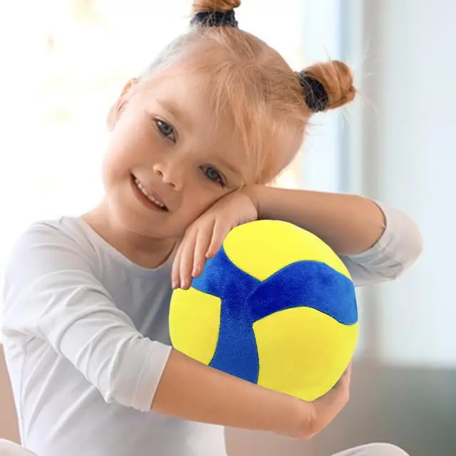 Simulatied Volleyball Plush Toys Ball Plush Toy Cute Volleyball Props Pillow Accompany Kids Soft Gifts for Boys Girls Room Decor 4