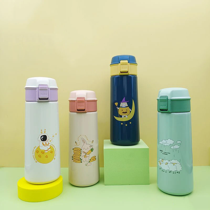 

316 Stainless Steel 500ml Fashion Thermal Portable Vacuum Flask Portable Cute Thermos Mug Travel Water Bottle Tumbler Thermocup