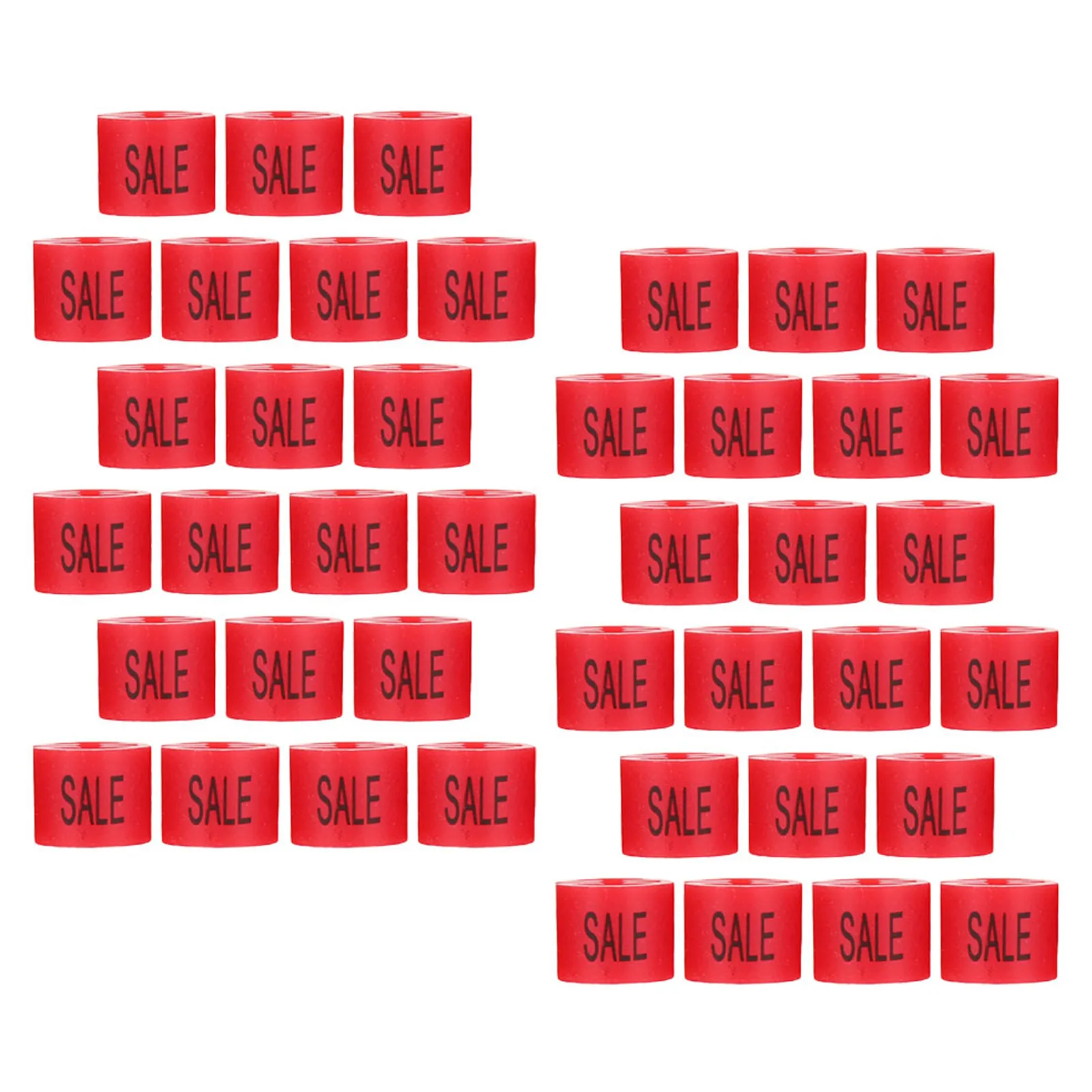 50개 의류 클립 사이즈 마커, 컬러 옷걸이 클립, 의류 라벨 판매용, 컬러 세일 행거 마커