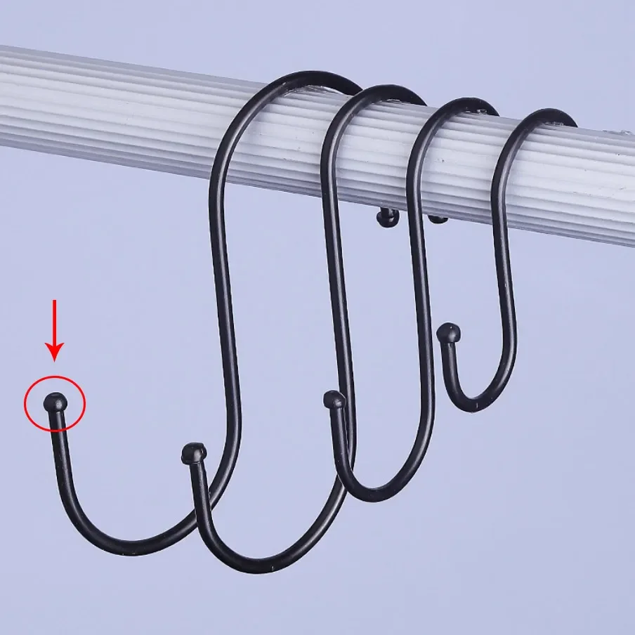 Kitchen Hooks Hanging Metal Hook Stainless steel closet organizer handbag holder Kitchen tools 10/50pcs