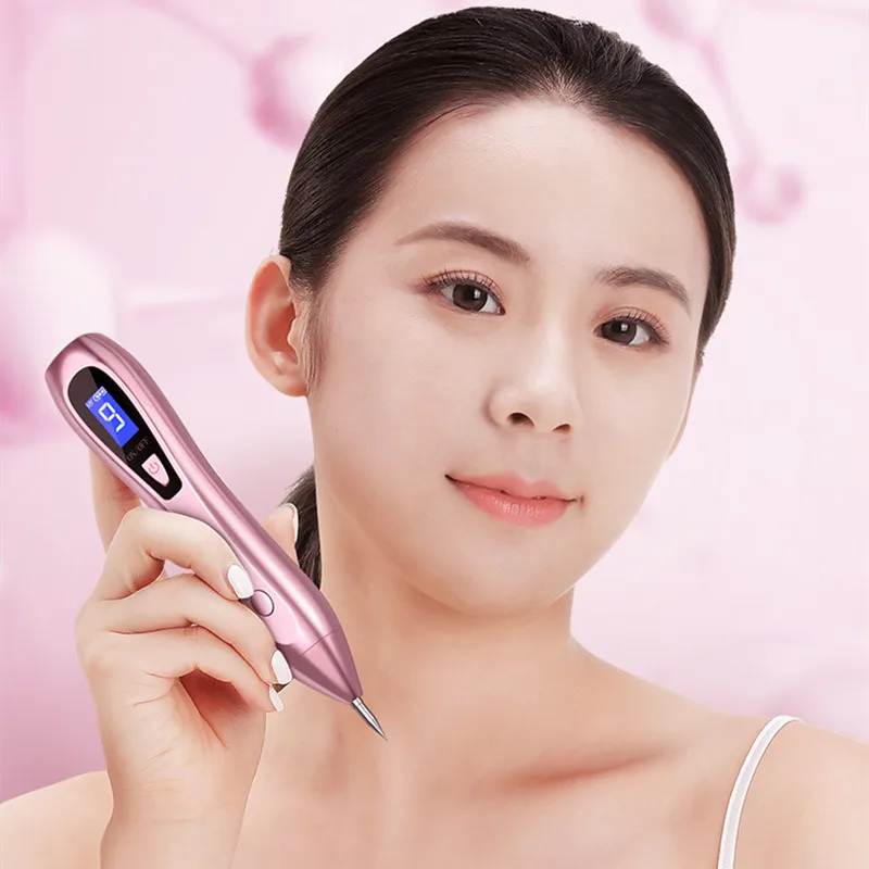 9 Level Lcd Laser Mole Removal Plasma Pen Skin Freckle Nevus Removal Mole Tattoo Spot Removal Electric Machine Beauty Equipment