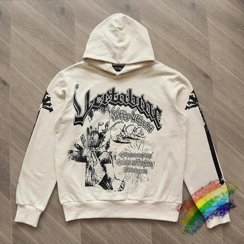 

2023fw Vertabrae Sad Hoodie Men Women Oversize Pullovers Nothing Without It Sweatshirts