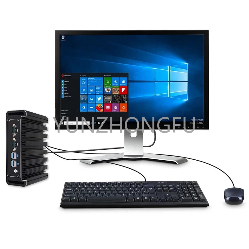 

Industrial Mini PC Intel Core i3 i5 i7 Processor 8GB DDR3 RAM 512GB SSD + HDD Dual Core i7-4500U 8GB Memory 15W Power US Plug