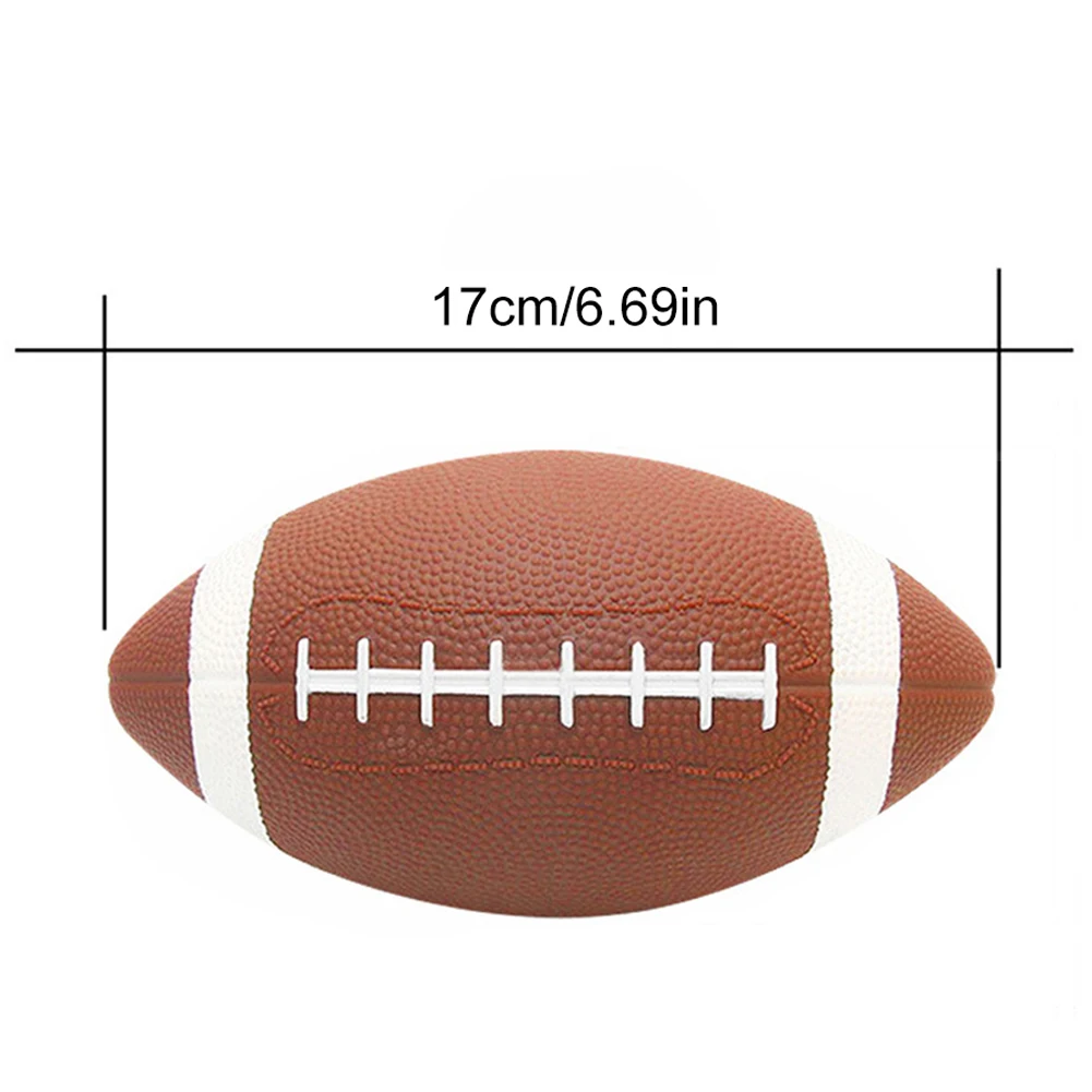 Teenagers Rugby Ball American Football Inflatable Child Footballs with Inflator Children Game Ball for Kids Students view 6
