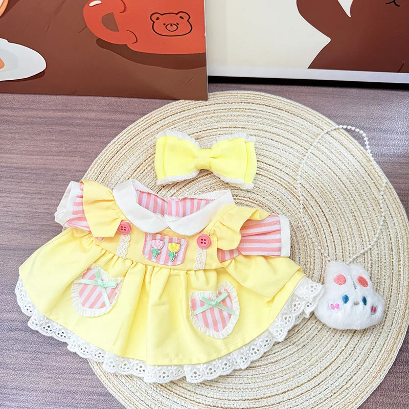 38cm Labubu Clothes Mokoko Doll Clothes Outfit Accessories