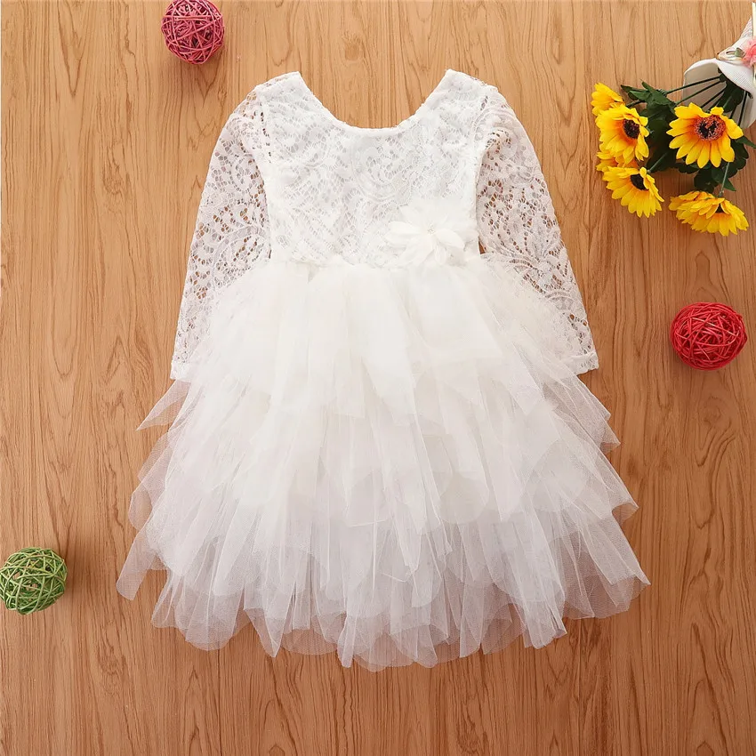 Little Girl Elegant Princess Dress Baby Children's Clothing Tutu Kids Dresses for Girls Clothes Wedding Party Gown Vestidos